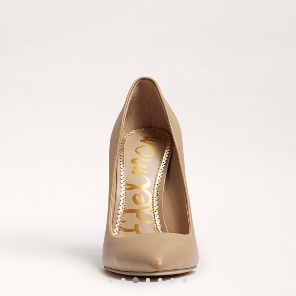 *new* Sam Edelman Womens Donna Pointed Toe Stiletto High Heels Pumps Nude
